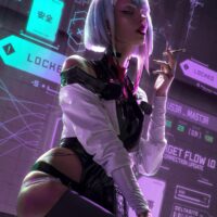 Косплей Люси Cyberpunk Edgeruners 